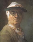 Jean Baptiste Simeon Chardin, Portrait of Chardin Wearing an Eyeshade (mk05)